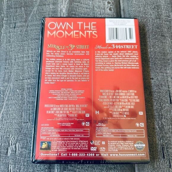 Miracle on 34th Street 2-Movie DVD Collection - Picture 2 of 2